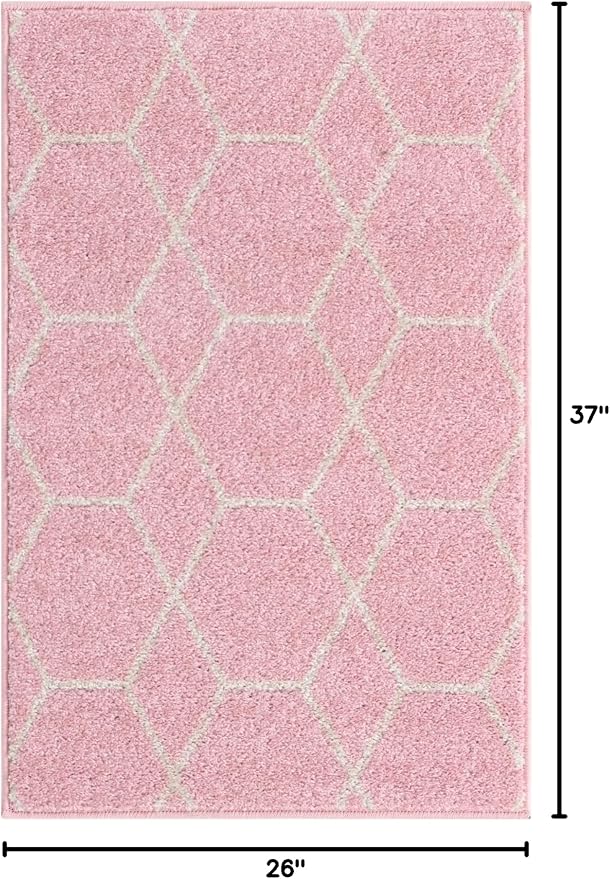 Unique Loom Trellis Frieze Collection Area Rug - Image 2
