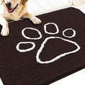 OLANLY Dog Door Mat for Muddy Paws 30x20, Paw Print Design, Absorbs Moisture by OLANLY
