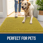 OLANLY Dog Door Mat for Muddy Paws 24x16, Absorbs Moisture and Dirt, Absorbent - Image 6