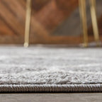 Rugs.com Lattice Frieze Collection Rug – 10' x 13' Light Gray Medium Rug Perfect - Image 4