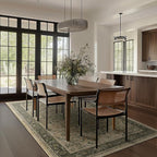 Moody 6x9 Area Rugs for Living Room, Low Pile Thin Washable Non Slip Rugs for - Image 4