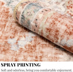 MUJOO 8'x10' Area Rugs for Living Room Large Washable Rug Boho Carpet 8'x10' - Image 4