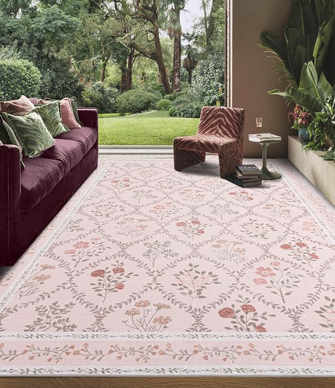 YIHOUSE 5x7 Washable Rug for Bedroom, Girls Dorm - Image 9