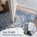 tchdio 3x5 Bedroom Area Rug, Non Slip Washable Entryway Rug Indoor, Soft Low - Image 4