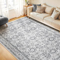 WITSHOCK Living Room Area Rugs 9x12: Soft Non-Slip Backing Washable Rugs by WITSHOCK