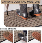 Door Mat Entrance 24x35, Dirt Resistant and Absorbent, Non-Slip Rubber Backing - Image 3
