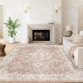 6’x9’ Washable Area Rugs for Living Room Bedroom Foldable Low Pile Non Slip by RUGYHOME