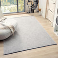 LUXE WEAVERS Modern Farmhouse Beige 5x7 Washable Area Rug, Anti-Slip Diamond by LuxeWeavers