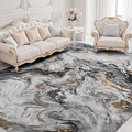 5x7 Area Rugs for Living Room, Modern Abstract Rug for Bedroom, Contemporary by PADOOR