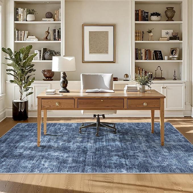 WITSHOCK 5x7 Area Rugs for Living Room: Machine Washable Non Slip Modern - Image 6