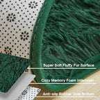Andency 6x9 Area Rugs Emerald Green, Large Shag Fluffy Soft Shaggy Rugs - Image 5