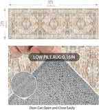 Enkor Runner Rugs for Hallway, 2x8 Washable Soft Non Slip Floor Rugs for Kitchen - Image 2