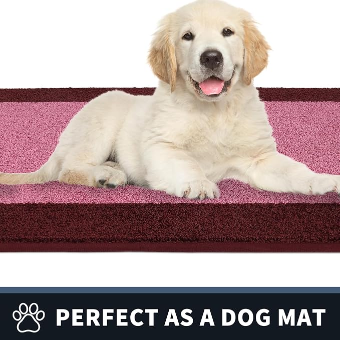 PURRUGS Dirt Trapping Door Mat 24" x 60", Non-Slip/Skid Machine Washable - Image 4