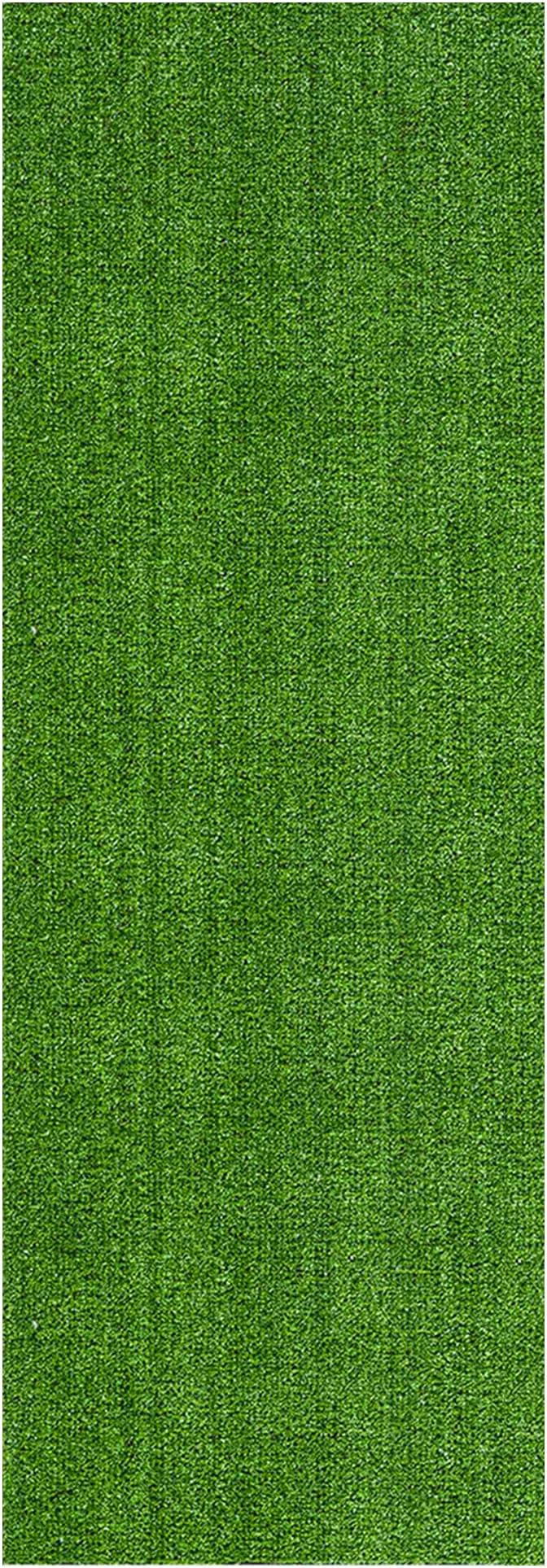 Ottomanson Artificial Grass Turf 22" x 59" Indoor Outdoor Faux Grass Rug by Ottomanson