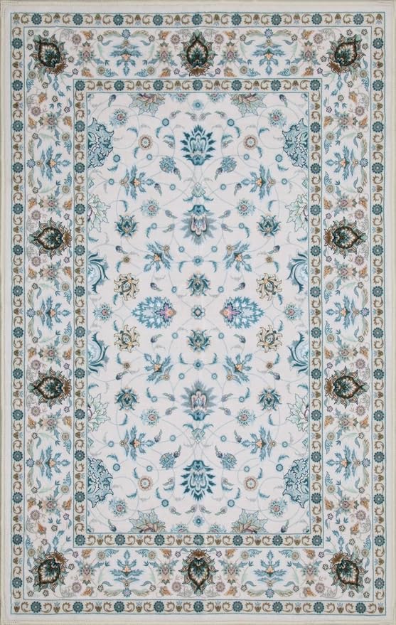 WILLSUN Washable Area Rugs, 6x9 Non-Slip Boho Large Area Rugs - Image 7
