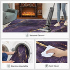 3x4 Abstract Marble Rugs for Entryway - Image 7