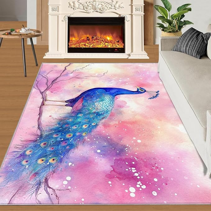 Peacock Rugs for Living Room - Image 3