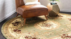 Unique Loom Versailles Collection Traditional Classic Floral Motif Area Rug - Image 4