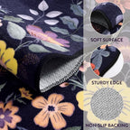 Lahome Floral Entryway Rug, 2X3 Washable Kitchen Rug Non-Slip, Ultra-Thin Soft - Image 7
