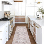 Washable Area Rug. Modern Farmhouse. Vintage. Turkish. Bohemian. Distressed. - Image 2
