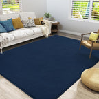 Amearea Large Modern Area Rugs for Bedroom Living Room, 6x9 Feet Navy Blue - Image 2
