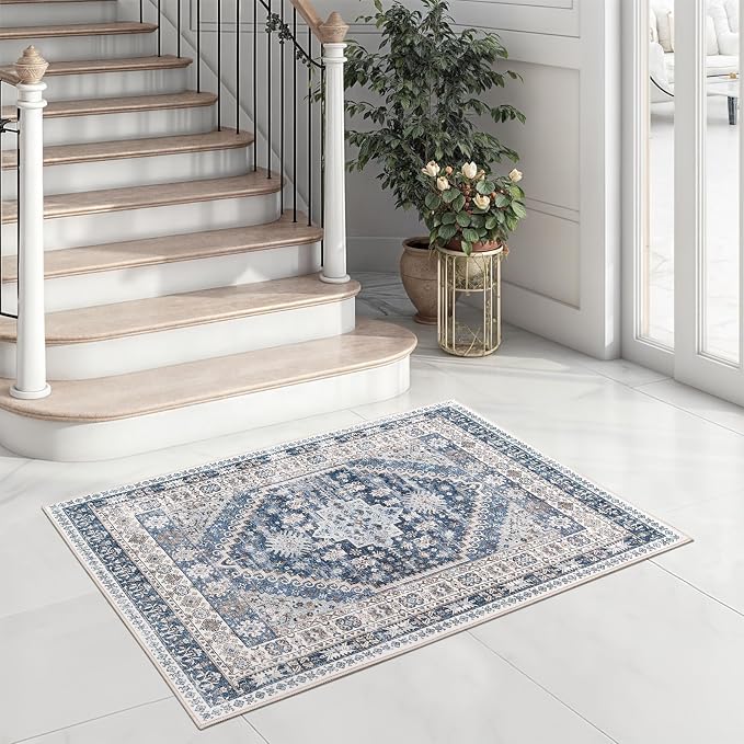 zesthome 2x3 Entryway Rug, Soft Washable Rugs, Non Slip Area Rug, Stain - Image 2