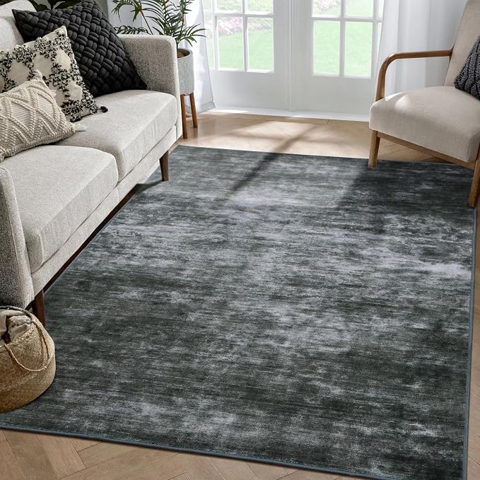 WILLSUN Washable Area Rugs, 4x6 Non-Slip Boho Large Area Rugs - Image 8