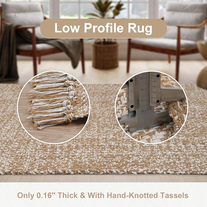 Collive Boho Long Hallway Runner Rug, 2.6x14 ft Washable Runners Rugs - Image 3