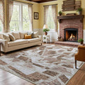 8X10 Area Rugs for Living Room Bedroom, Modern Abstract Large Carpet Washable by IGEMAEVE
