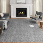 Eleisa Modern Vintage 6x9 Herringbone Chevron Area Rug by EleisaAreaRugs
