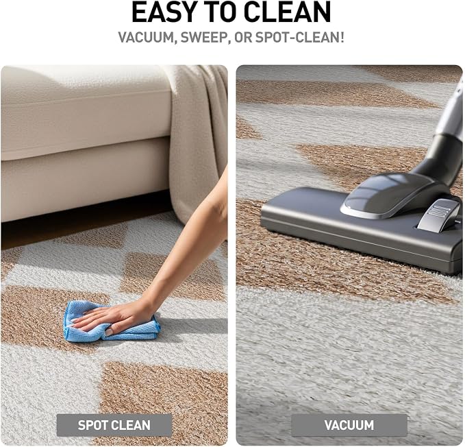 Rugshop Diamond Wave Shag Runner Rug Beige 2' 3" x 8' Perfect - Image 7