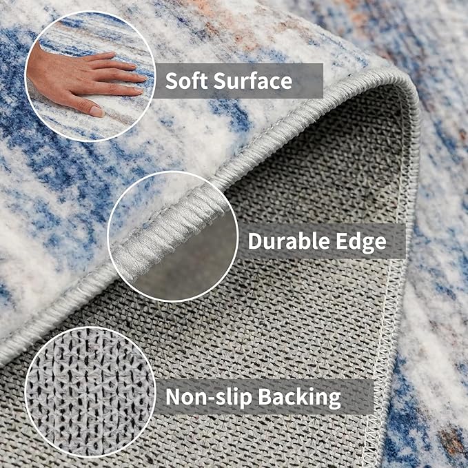 3x15 Washable Runner Rug for Hallway: Extra Long Runners for Entryway Living - Image 4