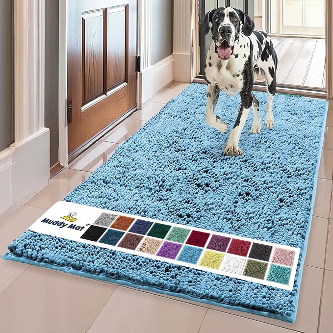 Muddy Mat® | Super Absorbent Door Mat Indoor, Microfiber Quick Dry Chenille by MuddyMat%C2%AE