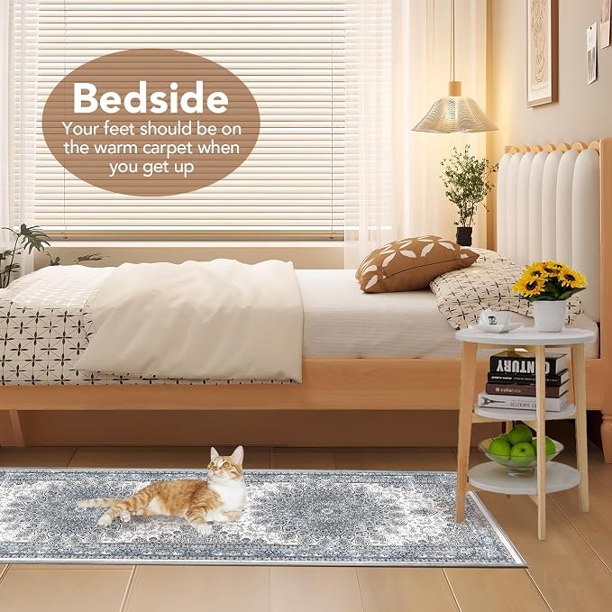 2x6 Runner Rugs for Entrance Non-Slip Washable Hallway Runner Rugs for Bedroom - Image 3