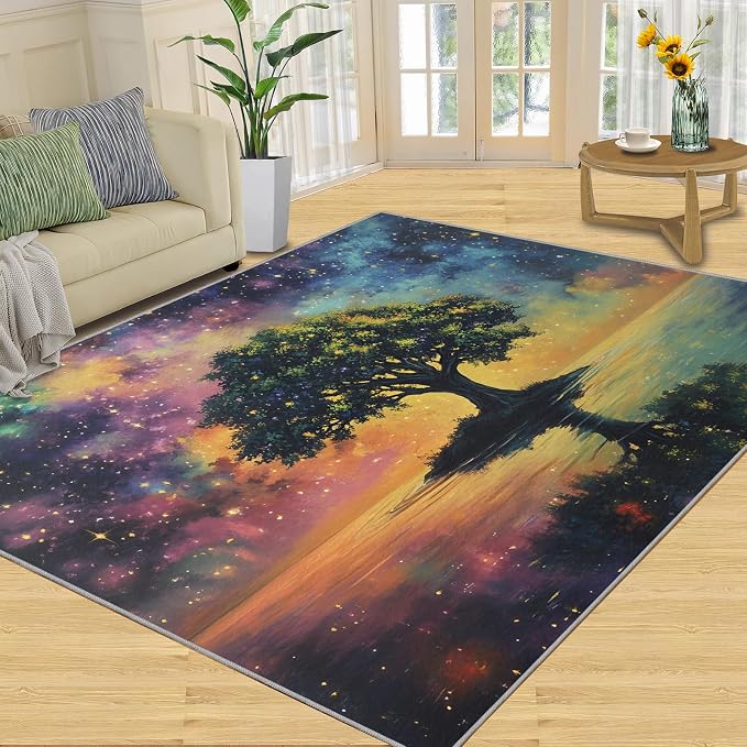 3x4 Tree of Life Rugs for Entryway - Image 3