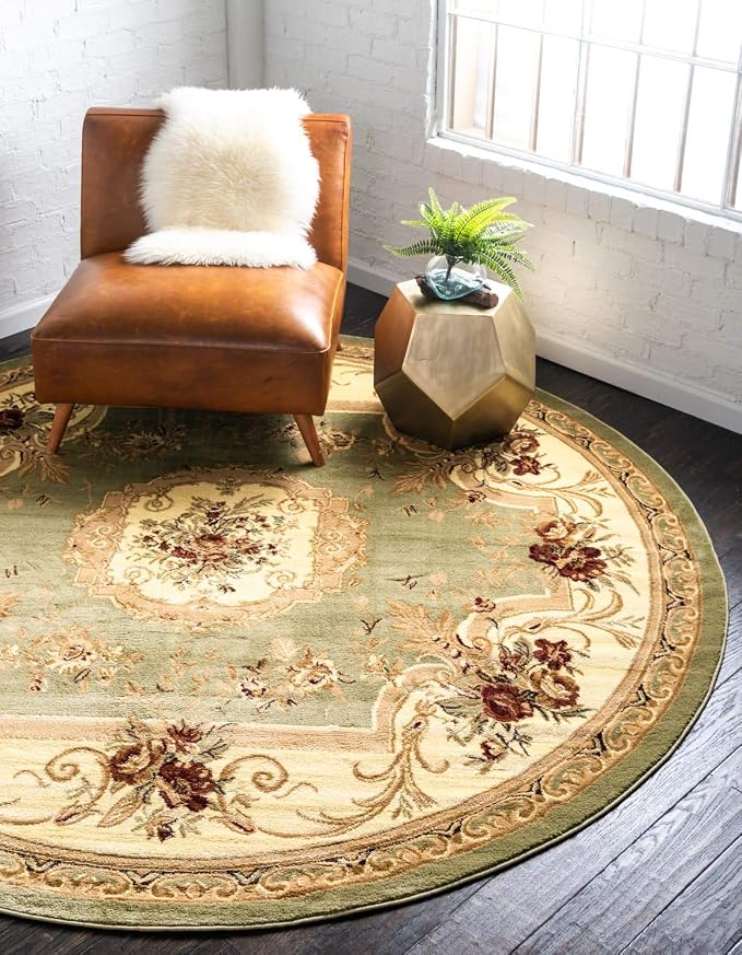 Unique Loom Versailles Collection Traditional Classic Floral Motif Area Rug by UniqueLoom