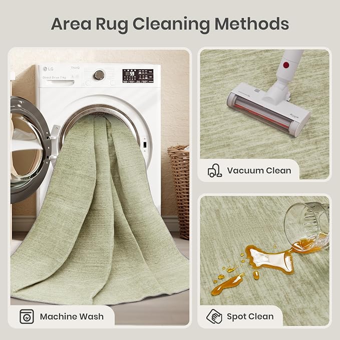 Valenrug Washable Rug 6x9 - Image 5