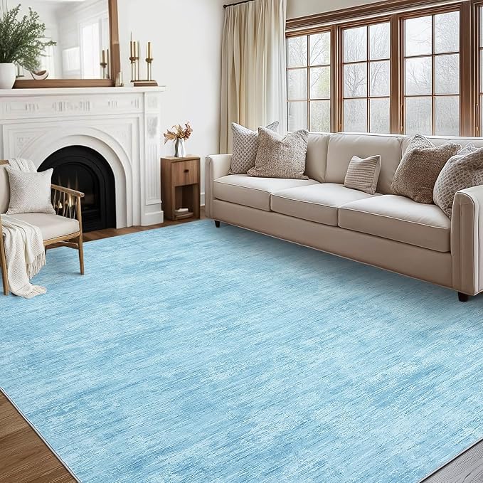 RUGSREAL Washable Rug 10x13 for Living Room Modern Abstract Area Rug Non-Slip - Image 8