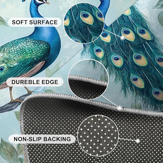 Peacock Rugs for Living Room - Image 6