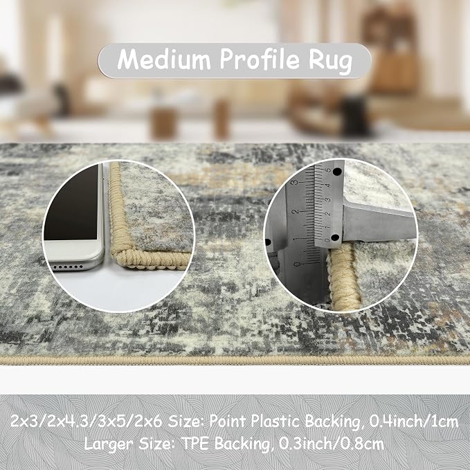 Lahome Modern Abstract Area Rug - Image 3