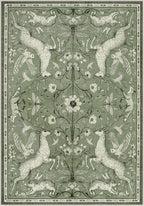 Lahome Boho Animal 6x9 Washable Living Room Area Rugs, Botanical Large Boho Non - Image 9