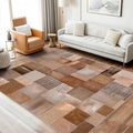 Patchwork Rug, Washable 4x5 Rug by Unknown