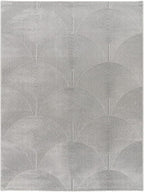 Paco Home Modern Area Rug with Minimalist Arched Lines in Neutral Grey by PacoHome