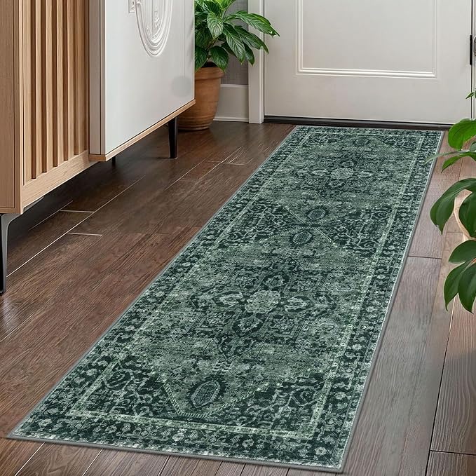 KOZYFLY Runners for Hallways 2x5 Ft Washable Kitchen Runner Rug Boho Runner Rug by KOZYFLY