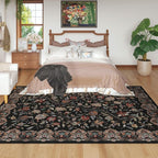 Rugcomf Vintage Paisley Rugs for Living Room 5'x7' - Image 3