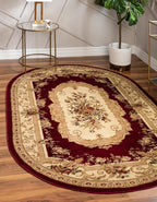 Unique Loom Versailles Collection Traditional Classic Floral Motif Area Rug by UniqueLoom