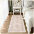Istana Hallway Runner Rug 2x8 – Beige Entryway Rug -Silk's Soft Touch Runners by Istana