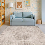 Washable 4x6 Rug for Small Living Room, Area Rug for Kitchen, Large Entryway by HazoHaus