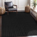 CAMILSON Modern Black Non Slip Rug 4x6 Ultra Soft High Pile Area Rugs Non Skid - Image 9