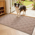 LUMI Indoor Door Mat, Absorbent Non-Slip Thin Doormat, Washable Door Mats by LUMI